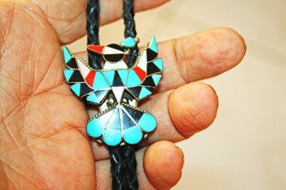 Vintage Zuni Thunderbird Bola