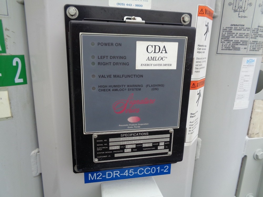 Pneumatic Products 80cfm Desiccant Compressed Air Dryer compressor SPX Flow