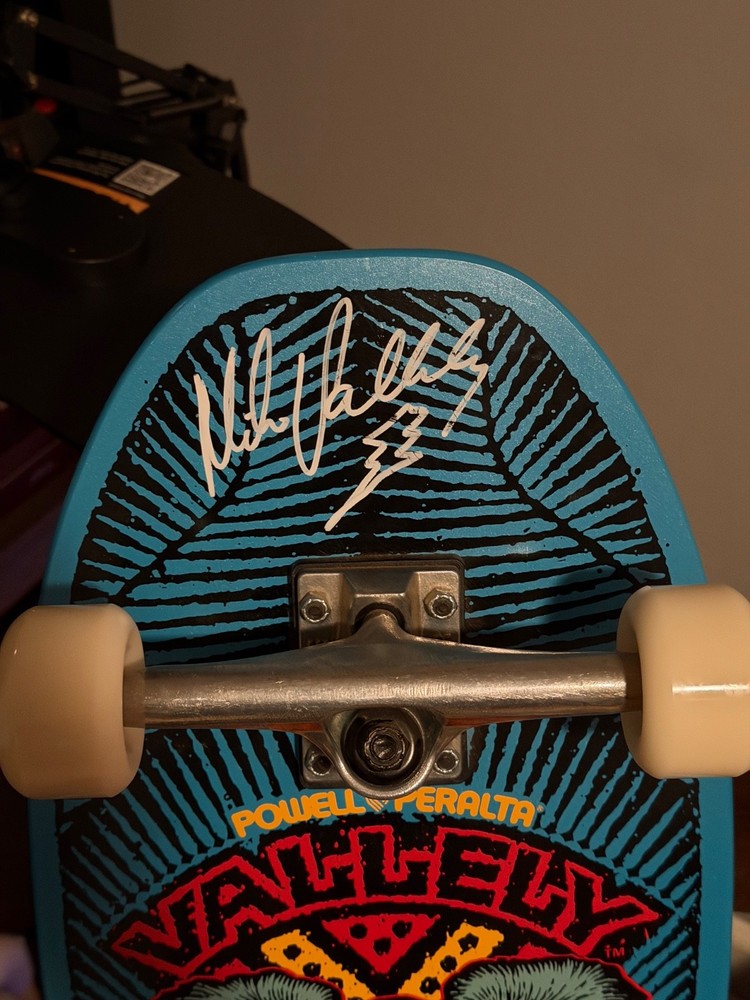 Mike Vallely autographed skateboard complete