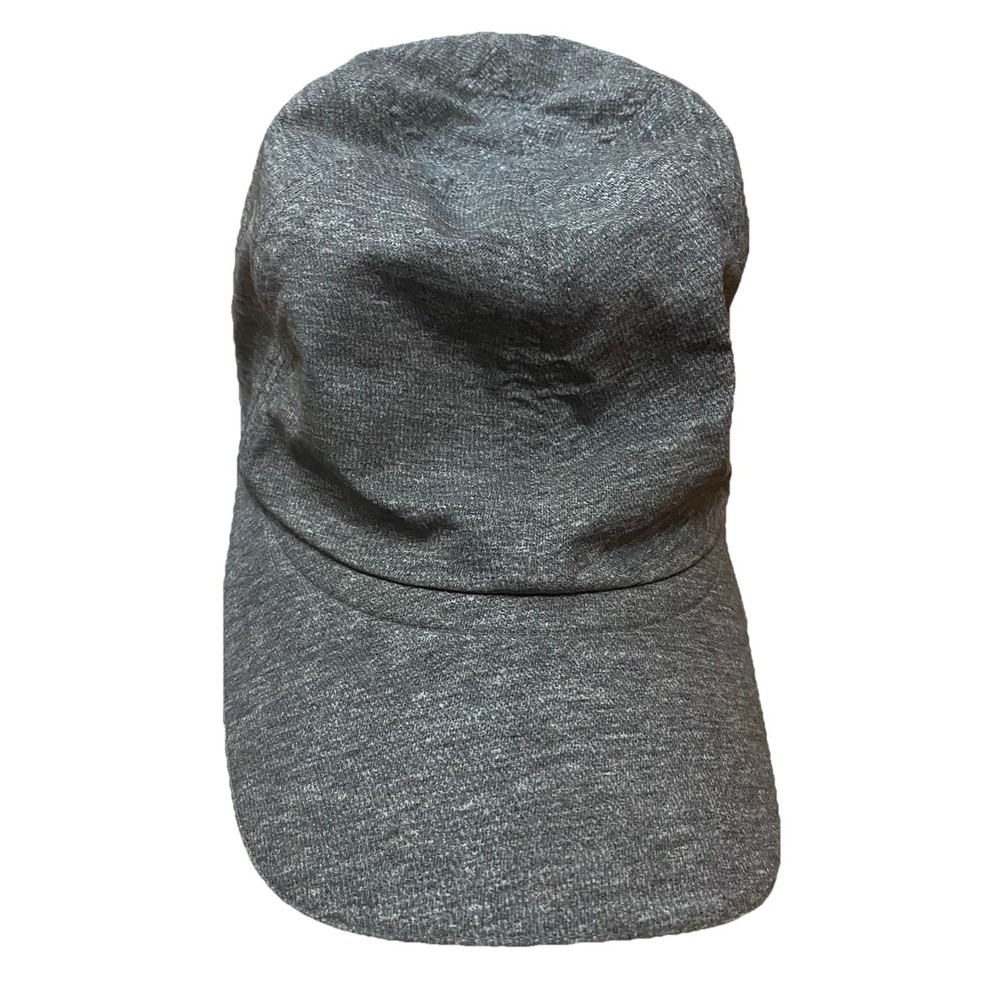 Lululemon Running Hat Cap Adjustable Ponytail Strapback Gray Outdoor