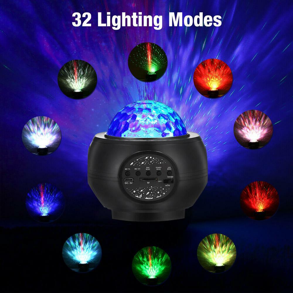 Outer Space LED Projector 32 Modes Bluetooth Speaker Brand New