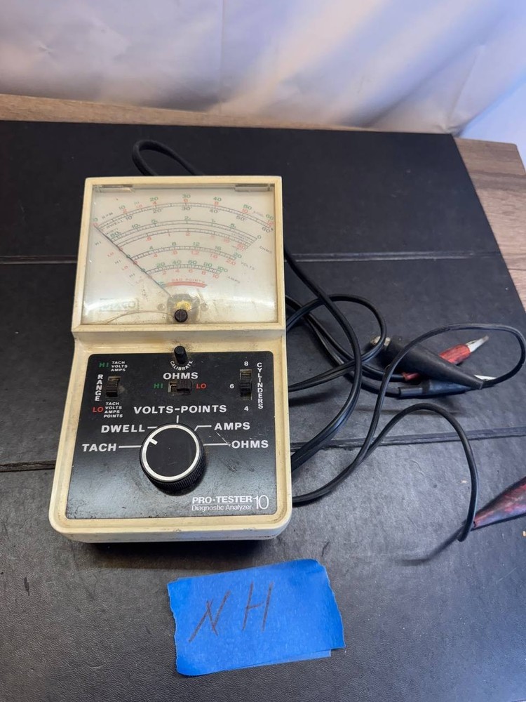 Vintage Dixco Pro-Tester 10 Diagnostic Analyzer Model 1403 – Untested