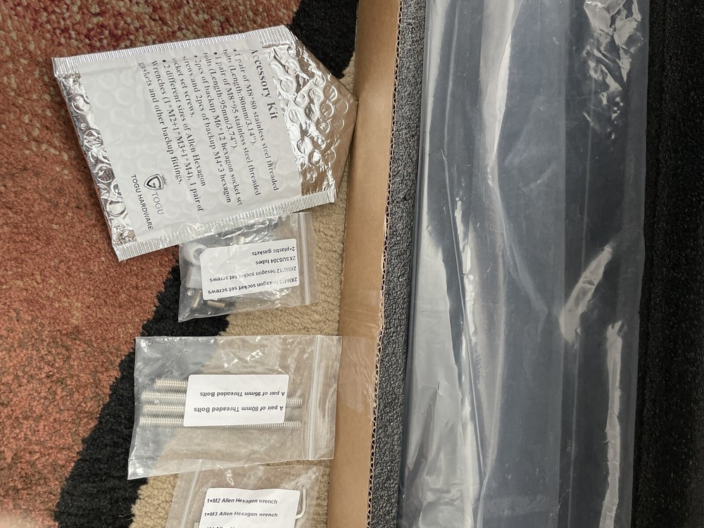 Togu TG-6013 36” Rectangle Shape Stainless Steel Black Push Pull Door Handle NEW