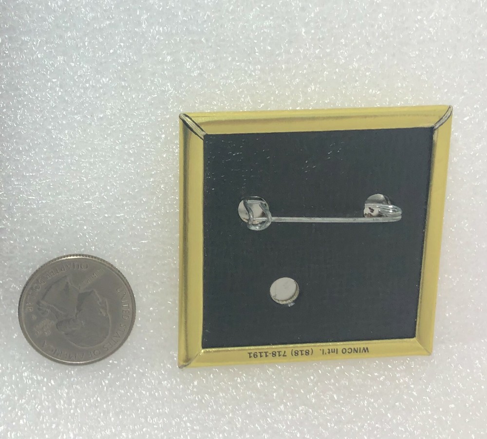 From Ben To Barcoding Button Pin