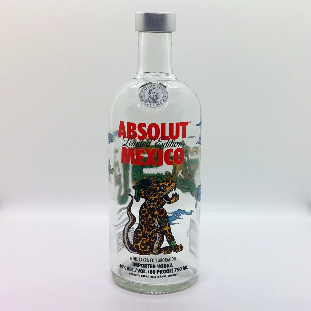 Absolut Mexico Limited Edition 750 ml Empty Vodka Bottle