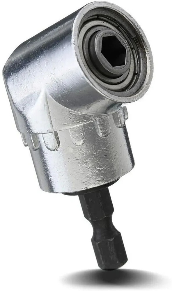 9 Pcs Socket Adapter Impact Hex Shank Drill Bits Set 1/4" 3/8" 1/2" Right Angle