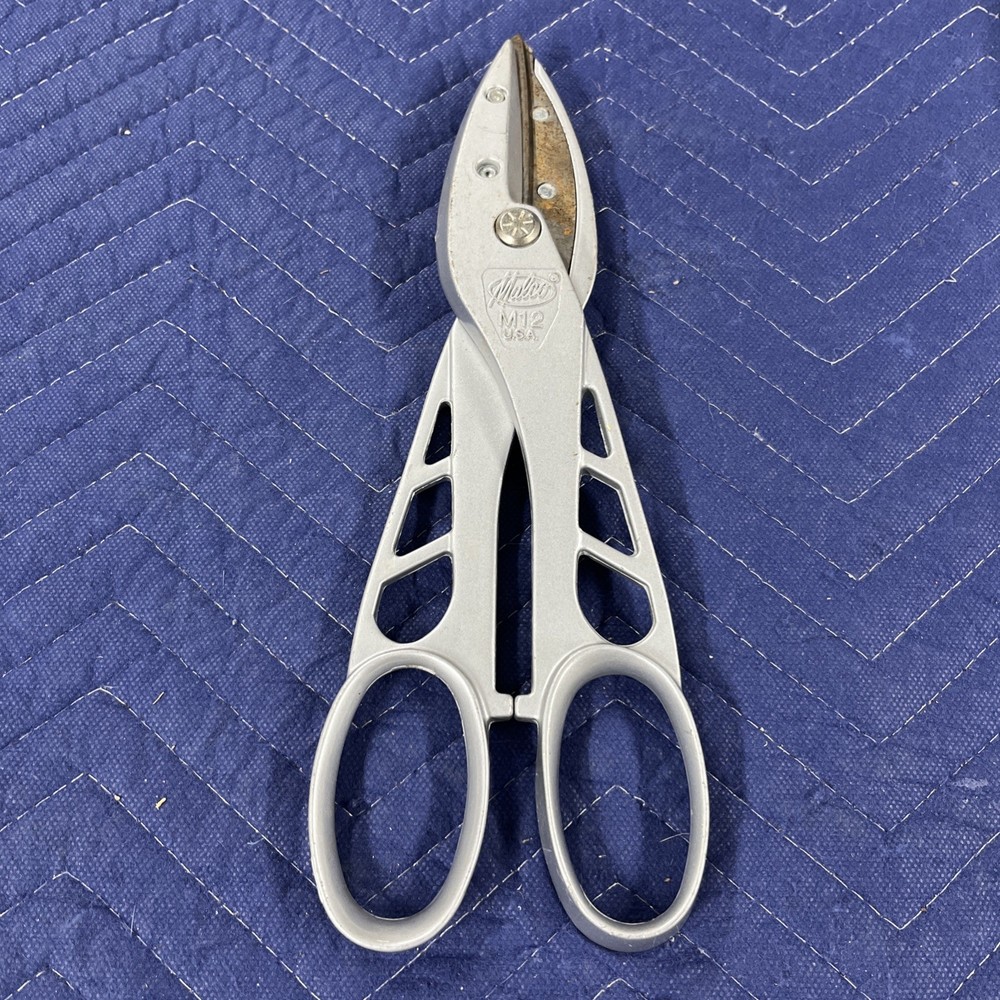 Malco 12" Straight-Cut  Tin Snips M12 - used