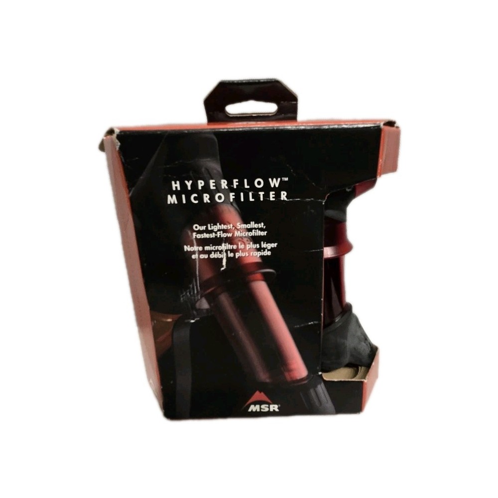 MSR HyperFlow Fast-Flow MicrofilterLightweight Backpacking NEW NIB