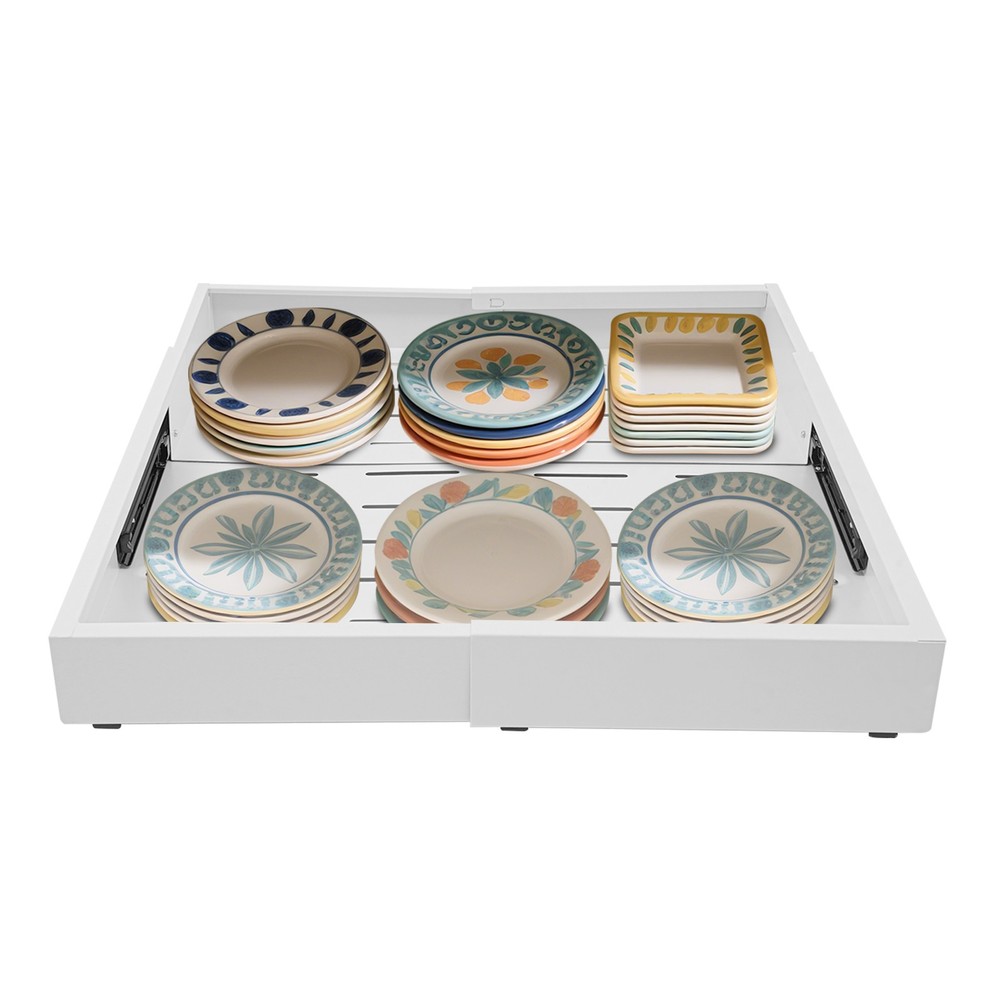 Pull-out Cabinet Organizer,Steel Roll-out Drawers,Slide-out Shelves for Kitchen