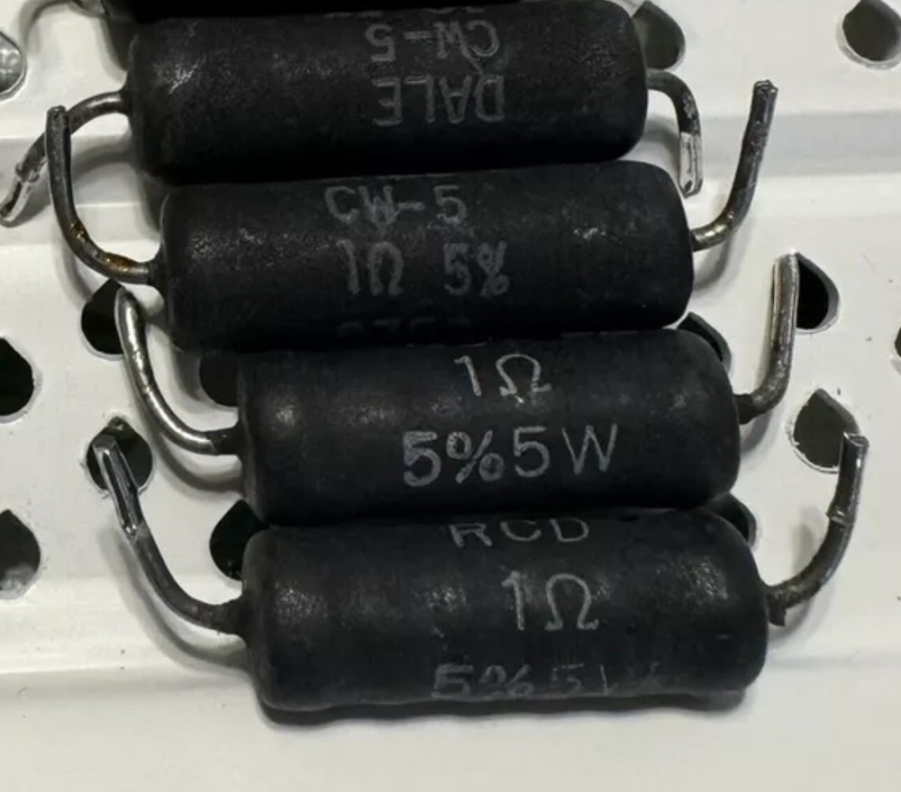 1 OHM   5 Watt  5% Dale Resistor  3 for $2.99