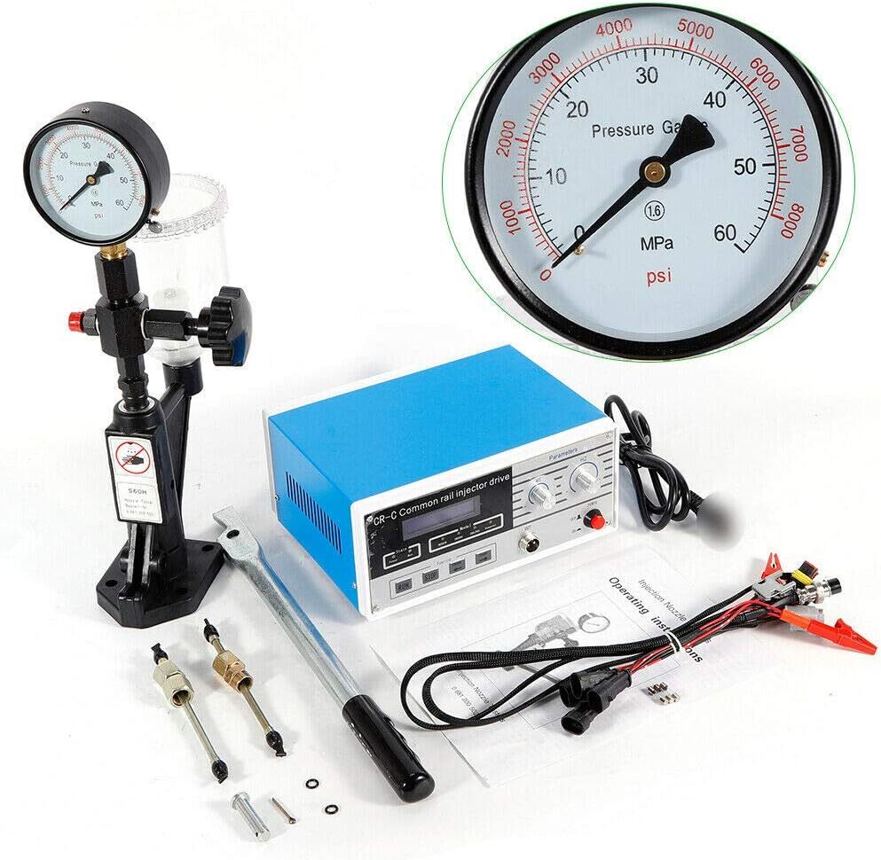 Common Rail Injector Tester Kit, 600 Bar 8000PSI