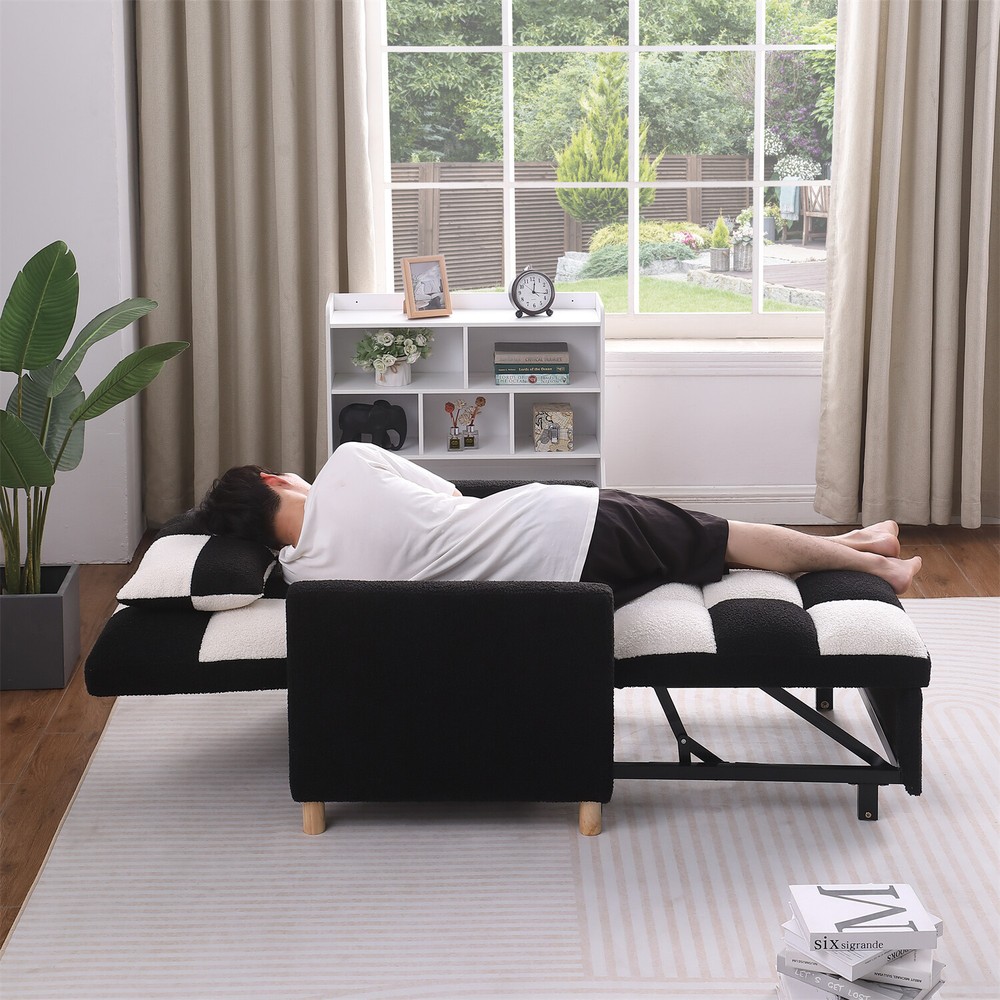 Convertible Sofa Bed Chair 3in1 Multi-Function Folding Recliner Sleeper Sofa US