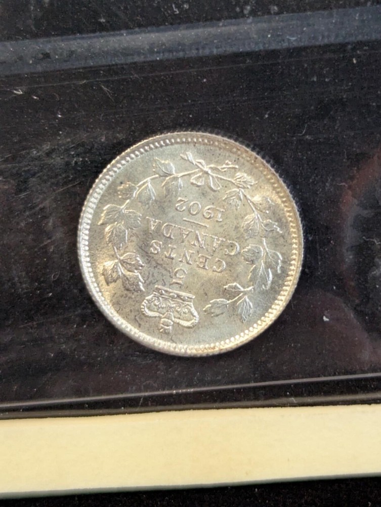 1902 ICCS Graded Canadian, ¢5 Cent, **MS-64** #YN 928