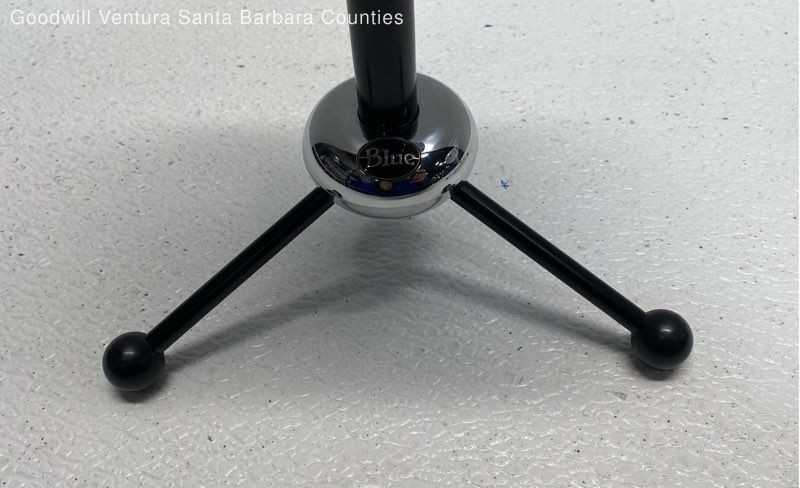 Blue Snowball Microphone Silver Color