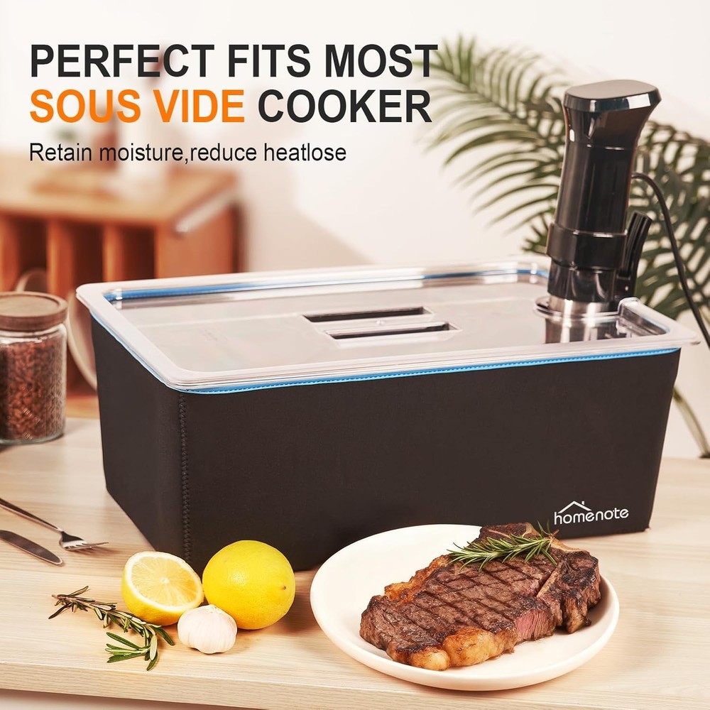 Sous Vide Container 26 Quart with Lid and Racks