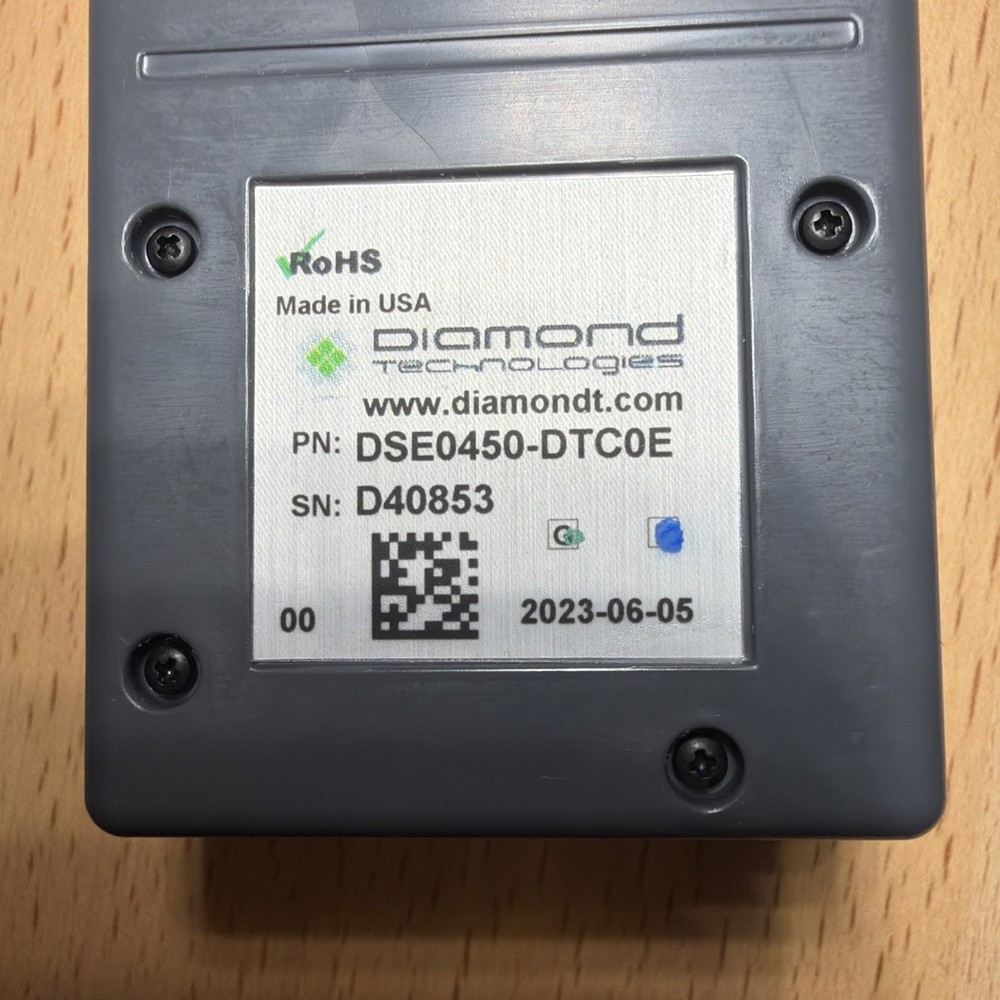 Diamond Technologies Model: DSE0450-DTCOE Enclosed Barcode Scan Module