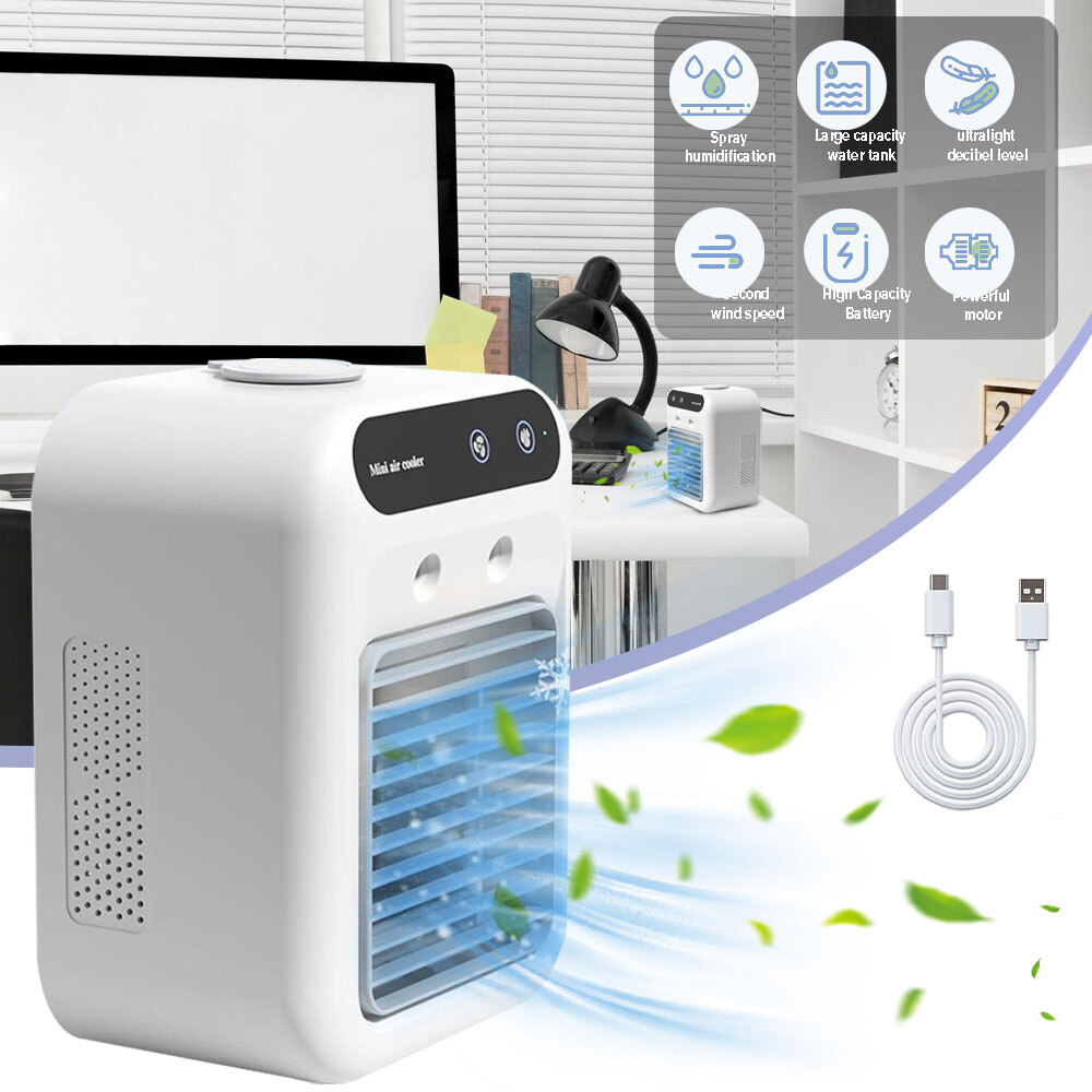 Portatil Aire Acondicionado Ventilador De Refrigeracion Para Cuarto Casa Coche