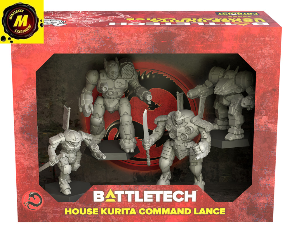 BATTLETECH HOUSE KURITA COMMAND LANCE - #CAT 35786 - Battletech