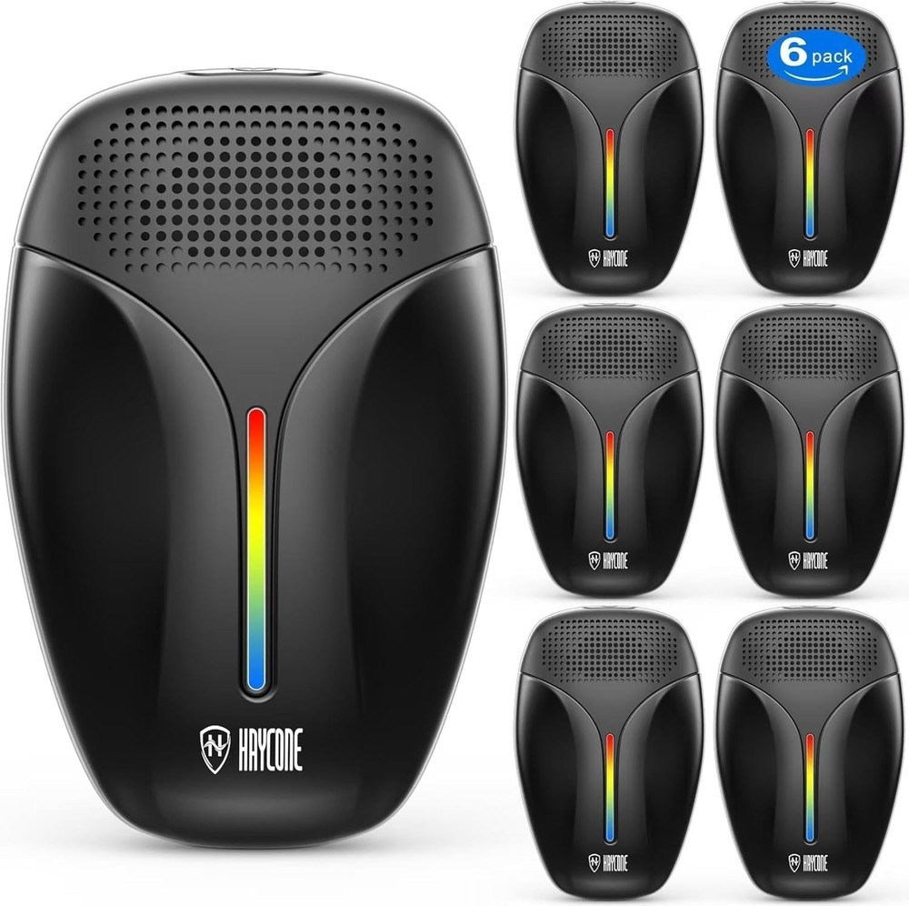 Ultrasonic Rodent & Insect Repeller - 6 Pack