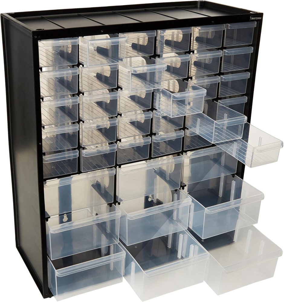 Large Storage Organizer, 39 Compartment, Plastic (CMST40739)