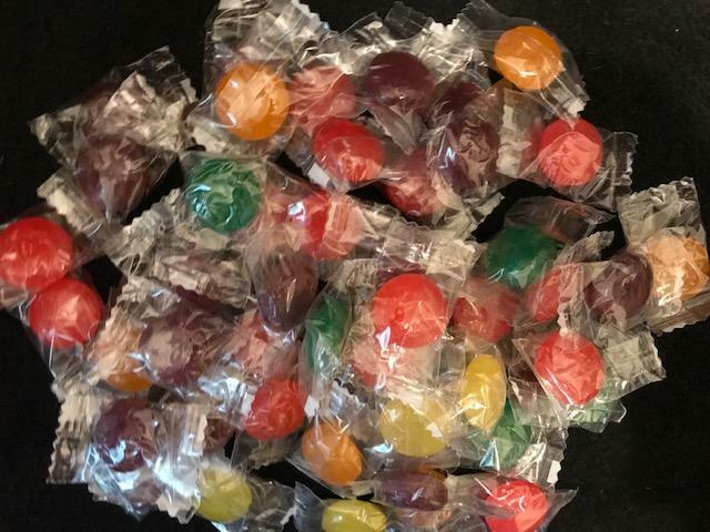 Assorted Fruit Flavored Hard Candy - Candy Buttons {1 POUND BULK BAG }