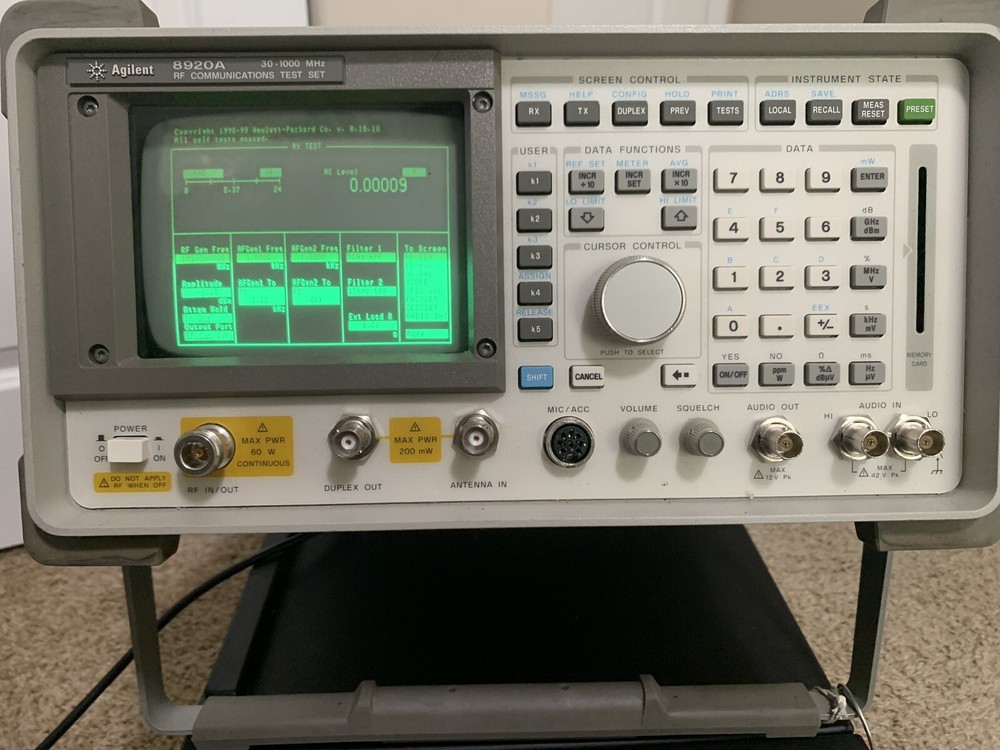 Agilent 89209a, RF communication test set
