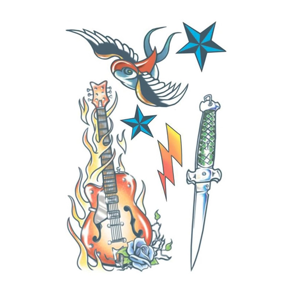 Rockstar Tattoo Costume Accessory