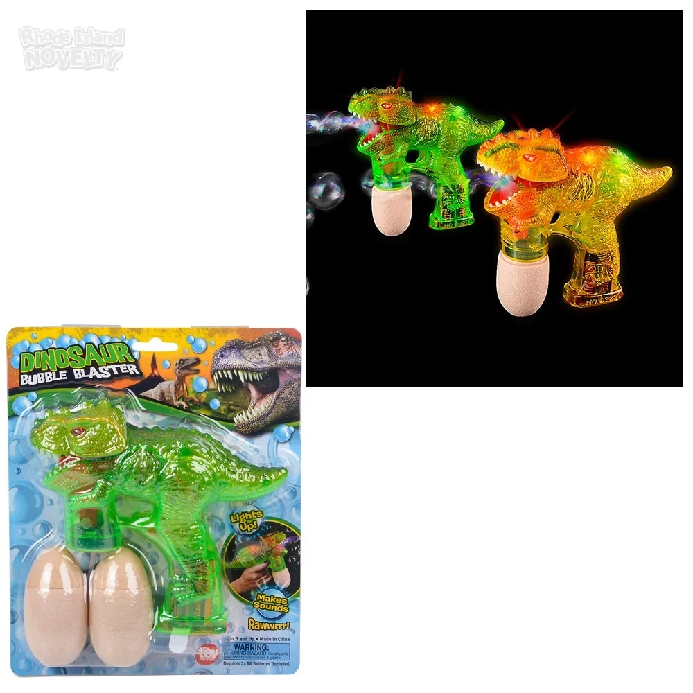 RI (T) 8" Light-Up T-Rex Bubble Blaster
