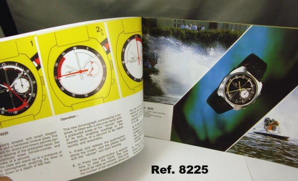 LONGINES 1972 Chronograph Series Identification & Instruction Brochure