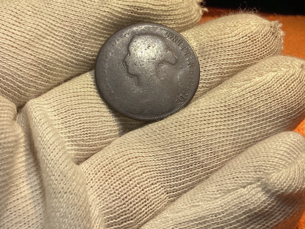 1861 GREAT BRITAIN LARGE HALF PENNY