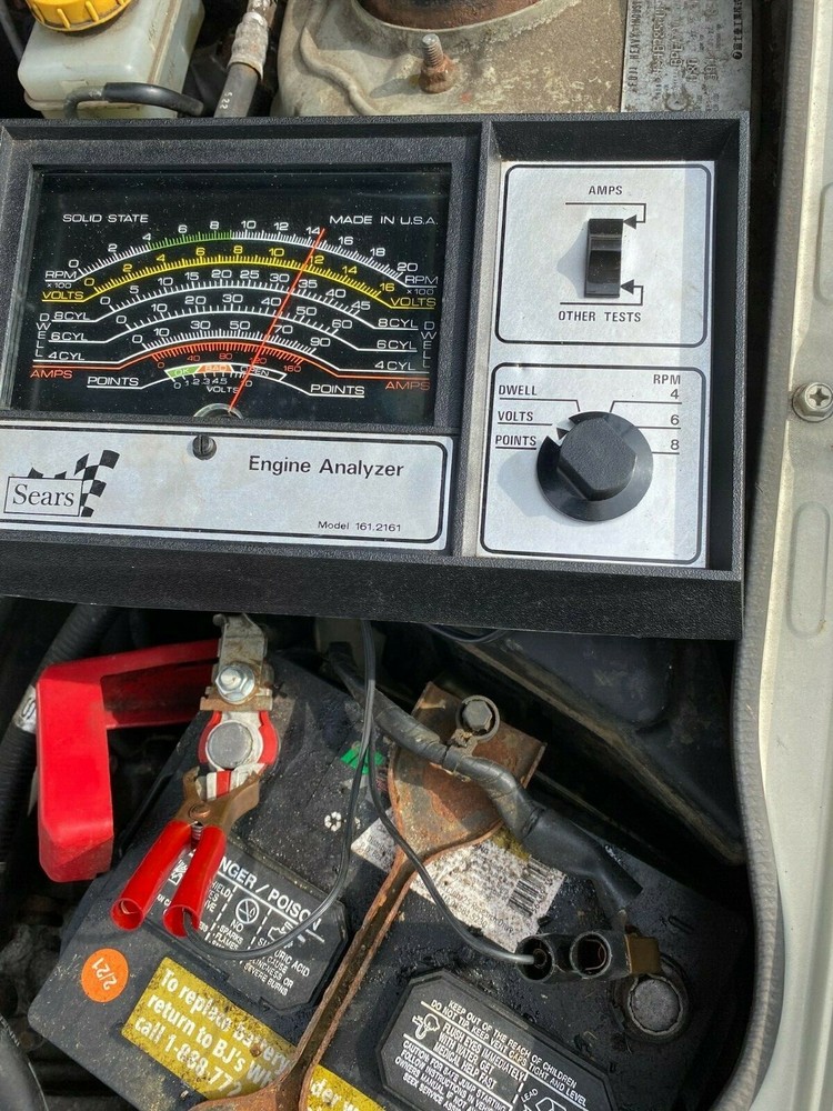 Vintage Sears Engine Analyzer 12 V Model 28-2161 Engine Analyzer w/Box- TESTED