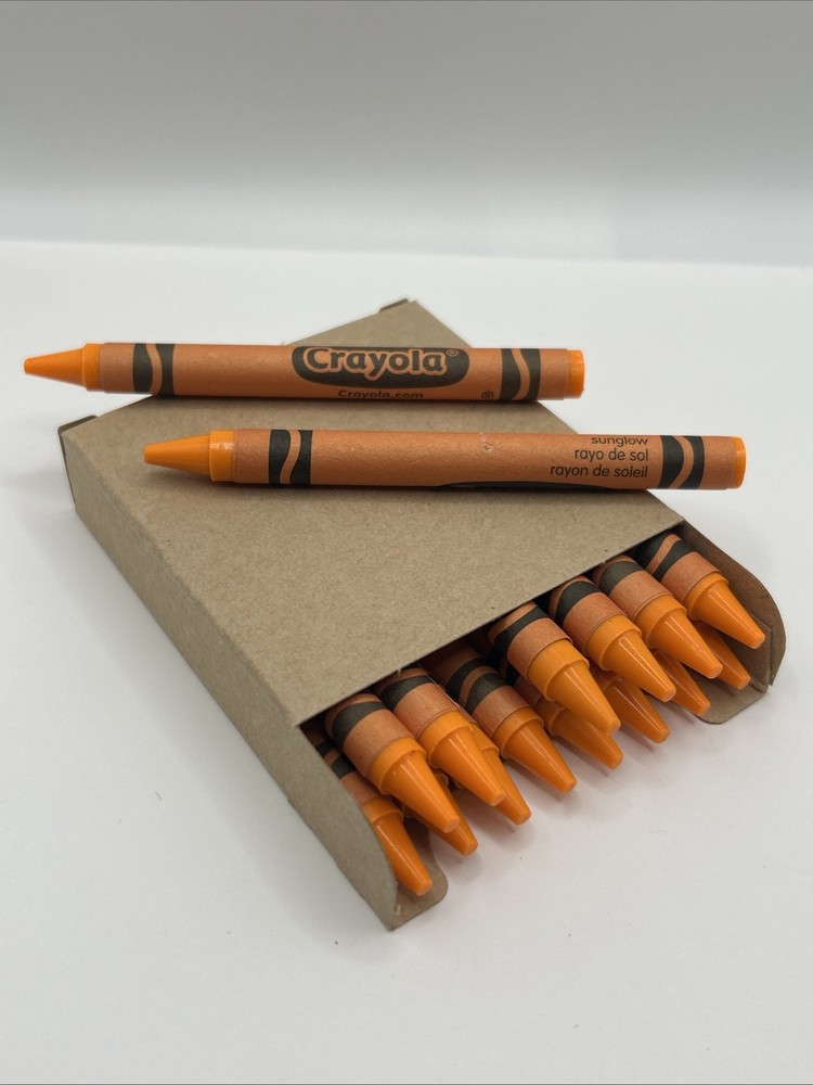 (16) Crayola Crayons (sunglow) BULK