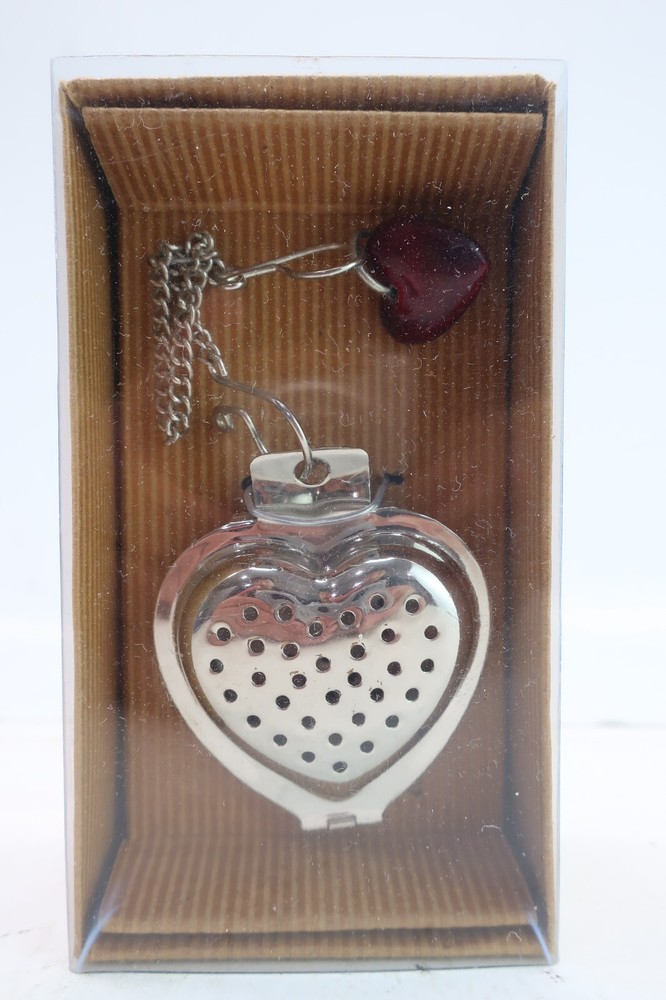 Pottery Barn Tabletop Heart Tea Infuser