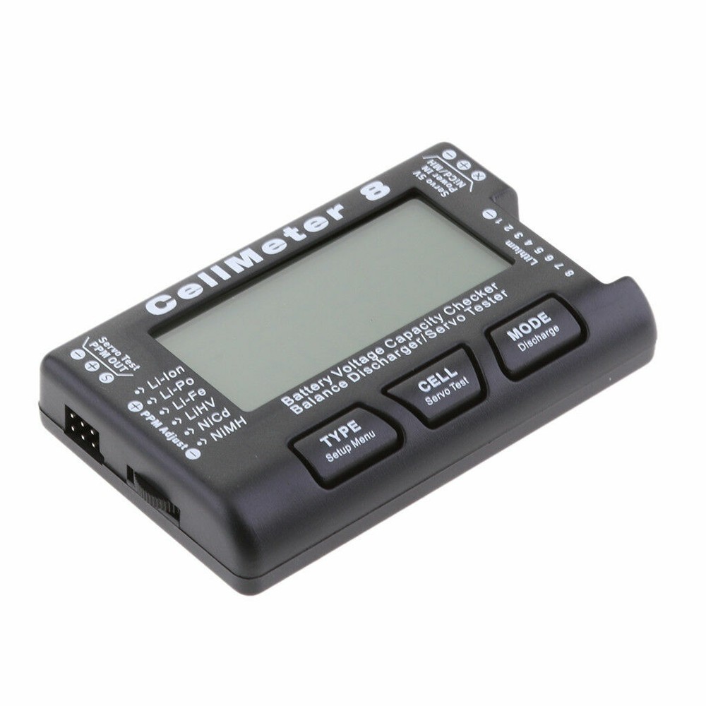 CellMeter 8 8 Multifunctional Digital Power Servo Tester 2S-8S