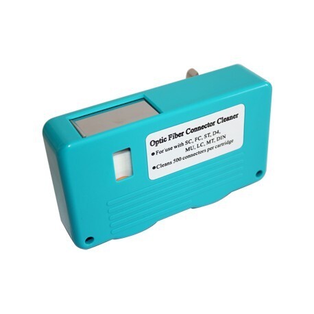 Optical connector cleaning reel