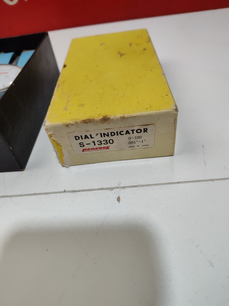 Vintage Peacock Dial Test Indicator, 0-1" Range, .001" - Marked D86997