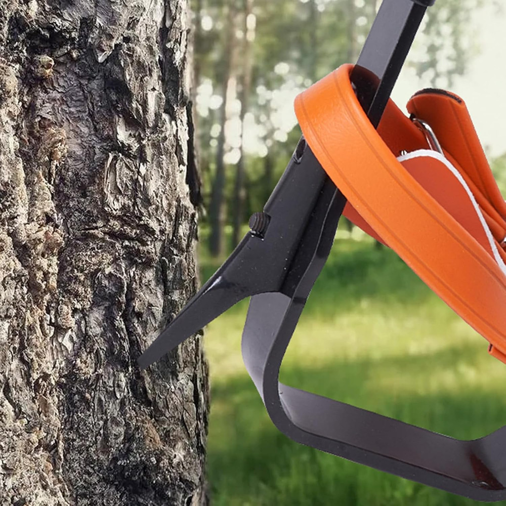 Tree Climbing Spikes Set, 1 Pair Height-Adjustable Climbing Spurs with Security