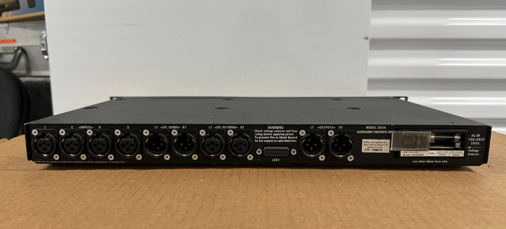 Dolby SEU4 Surround Encoder Rack Mount Audio Processor Pro Unit - #C