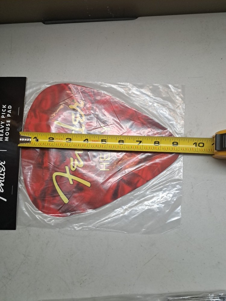 Fender Red Heavy Pick Mouse Pad #9100570107