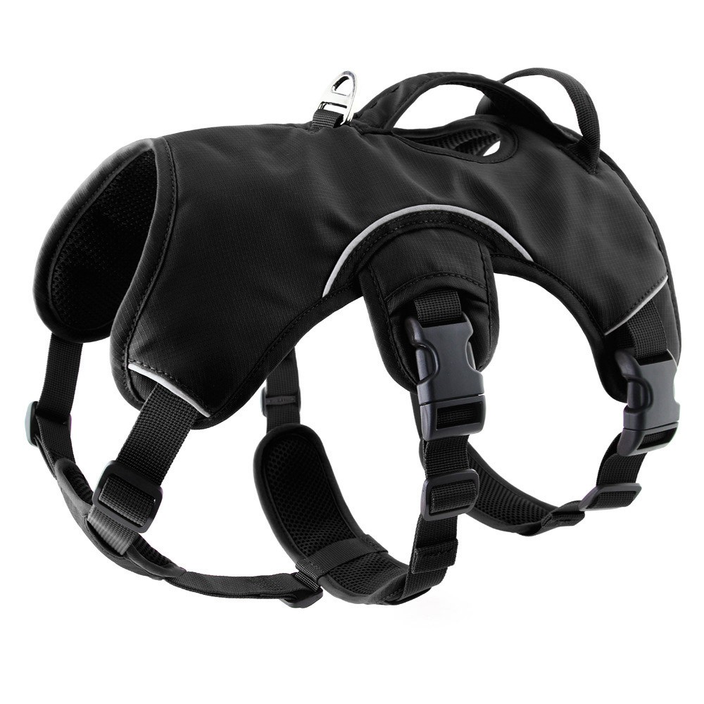 Escape Proof Dog Harness Full Body Reflective Adjustable No Pull Vest W/ Handle