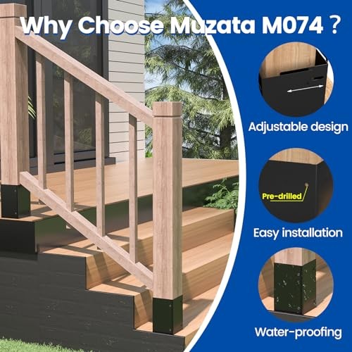 4Pack Adjustable Post Protector (Range 3.5" to 6") Fence Post Protector 4 Pack