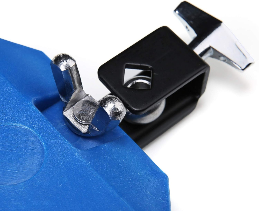 Blue Plastic Musical Percussion Block, Latin Drum Instrument