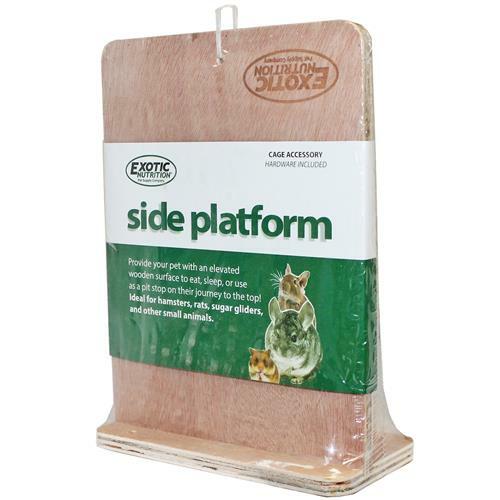 Wood Side Platform (X-Large) - Cage Shelf - Sugar Glider, Squirrel, Hamster