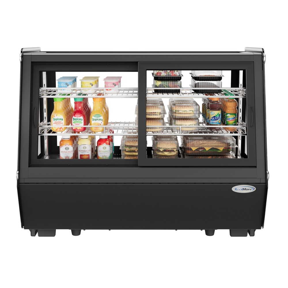 Koolmore CDC-165-BK Countertop Refrigerated Display Case