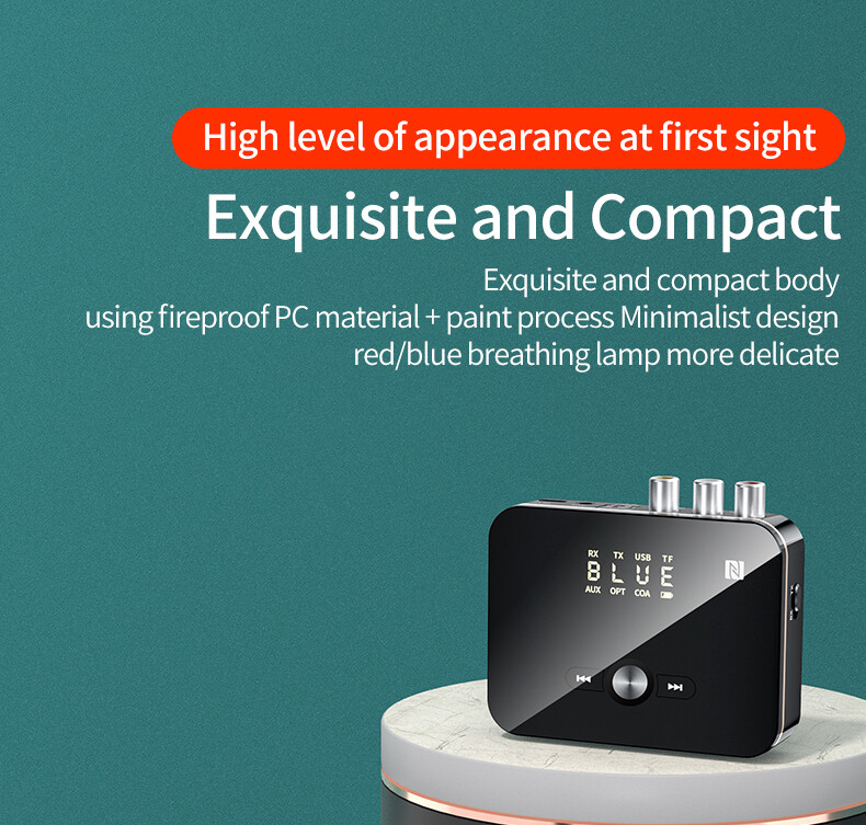 USB Bluetooth Receiver & Transmitter Wireless RCA to 3.5mm Aux Audio Adapter