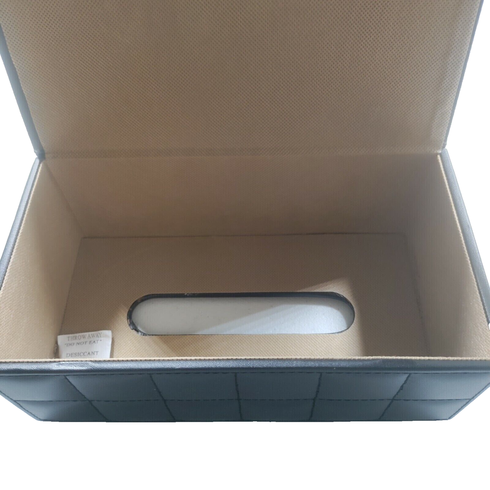 Union basic desk Tissue Box Holder organizer faux leather