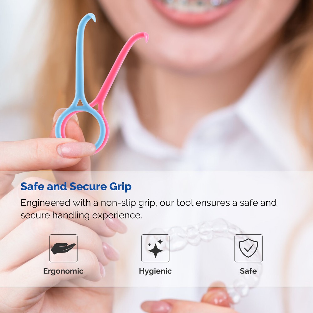 JMU Orthodontic Aligner Remove Tool Food Grade Plastic Remove Invisible Braces