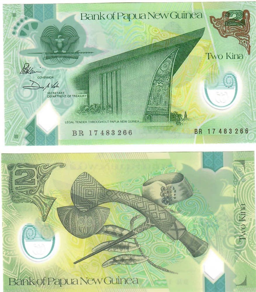 Papua New Guinea 2 Kina 2017 UNC