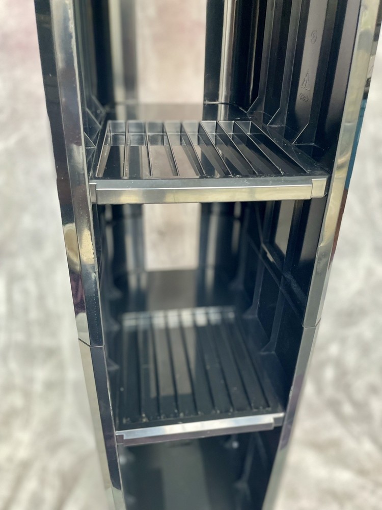 Nintendo Wii U Storage Tower Rack – Game Console & Accessory Display – Black