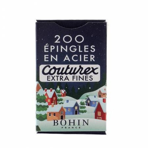 Extra Fine Pins - 200 pins ~ BOHIN ~ Christmas boxes